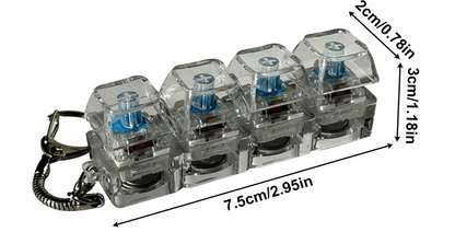 Teclado Desestresante con Luces